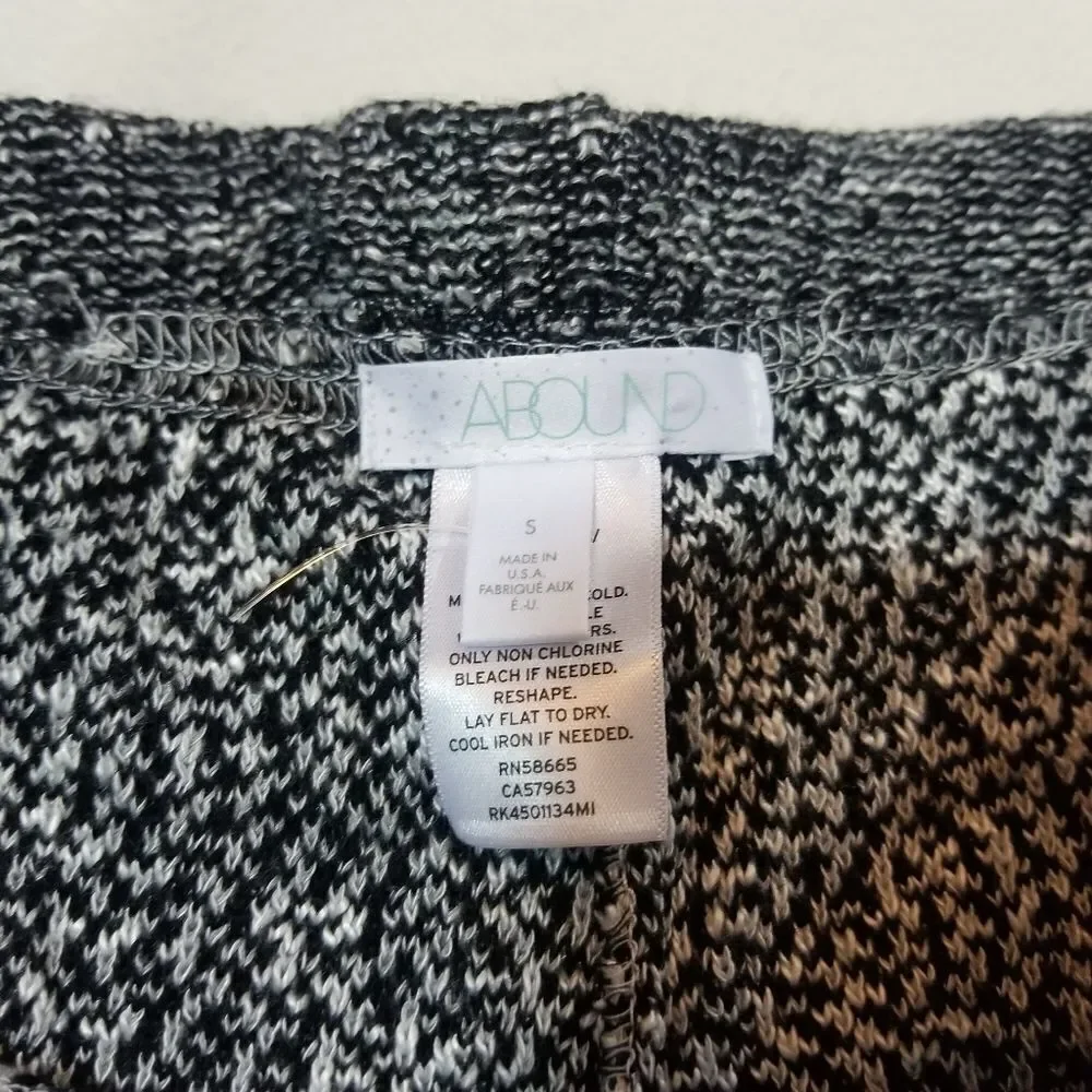 5/$25 Summer Sale!!! Abound Black & White Marled‎ Pajama Pants Sz Small